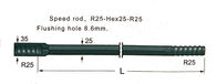 광산 작업 텅스텐 카바이드 R25 드리프터 및 스피드 드릴 로드