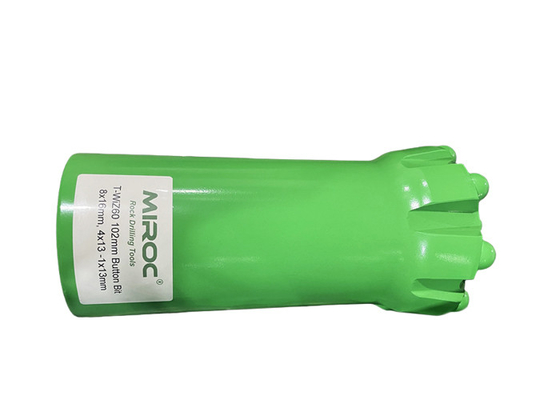 톱 해머 바위 뚫기 도구 T-WIZ60 102mm 스레드 버튼 비트 채굴 및 광산