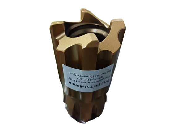 T51-89mm 리트랙 텅프스텐 탄화물 드릴 비트