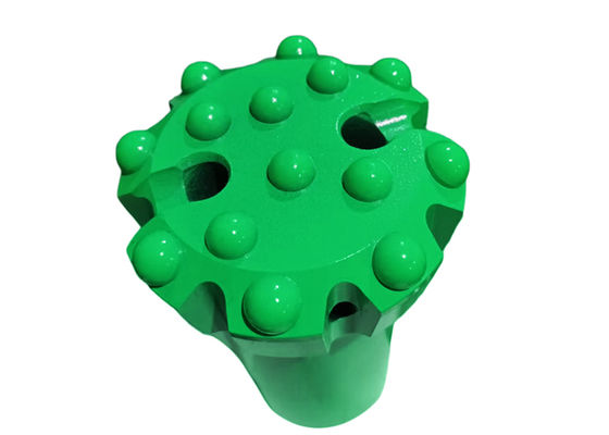 채광용 하드락 드릴 헤드 T51-102mm 평면 구형 나사산 암반 드릴 버튼 비트