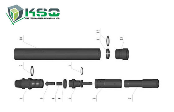 DTH345 망치를 위한 DTH 드릴링 공구, DTH345-12 조금 리테이너 반지
