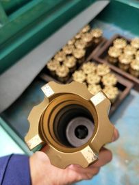 고속 바위 자석 철회 가능한 드릴용 날 황금 색깔 34-115mm Dia