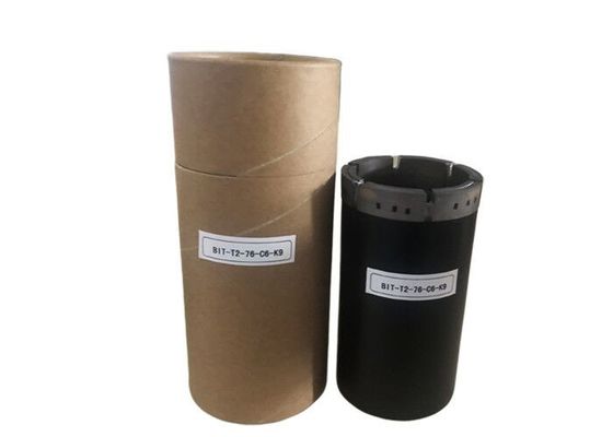 지질 공학 핵심 드릴링을 위한 T2-76mm 임프레그네이티드다이아몬드 코어 BIT