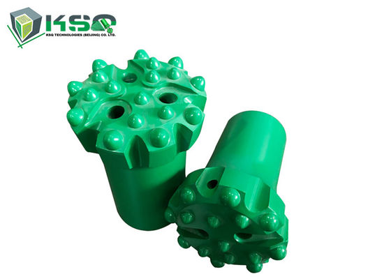 탄화물 단추 삽입을 가진 합금 강철 102mm T45 실 착암기용 날