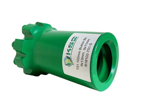 산업 합금 강철 T51 ​​102mm 지하 채광 도구에 의하여 실을 꿰는 단추 조금