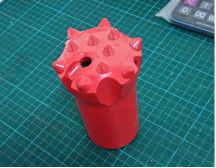 T45 76mm Stone Drilling Bits High Manganese Steel With Conical Button