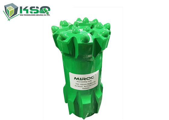 T60 102mm 직경 탄화물 강철 물자 Retrac 몸 바위 단추 드릴용 날