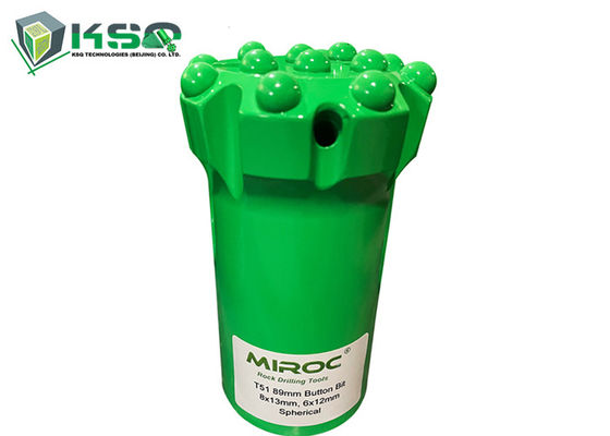 T38 76 밀리미터 텅스텐 카바이드 마이닝 툴 스레드 착암기 버튼 비트