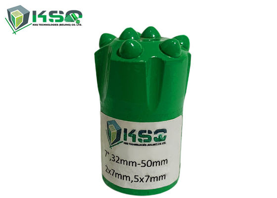 끝이 좁아진 버튼 비트 짧은 치마 7 도 32-50mm을 터널링하는 마이닝 드릴링