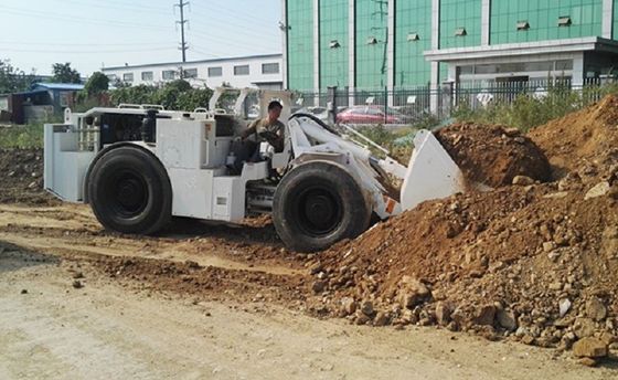주황색/백색/황색 지하 광업 짐 운반 하치장 기계