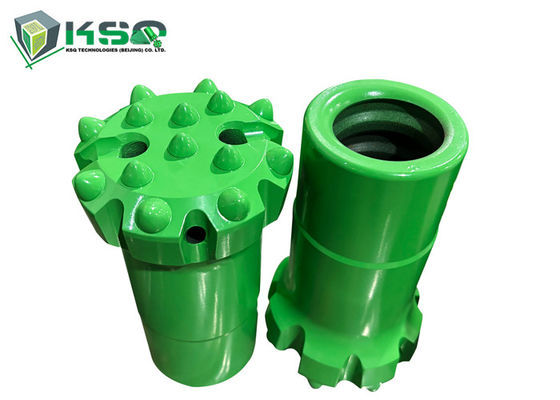 T51-102mm 텅스텐 탄화물 및 고강성 합금 강철 버튼 드릴 비트 중간 단단한 바위 조건에 이상적입니다