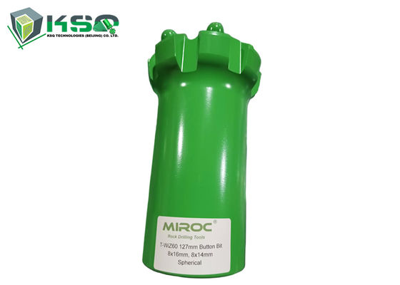 T-WIZ60 127mm 나사산 버튼 록 드릴 비트 (광산용)