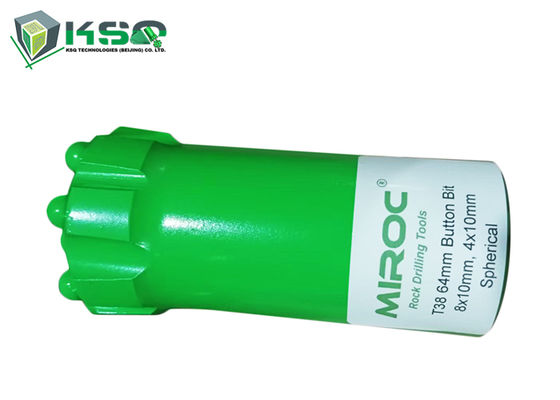 T38 64mm 탑 해머 록 드릴 버튼 비트