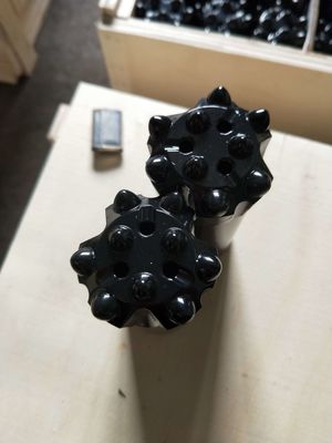 R32 45mm 작은 바위 구멍 훈련 채광을 위한 편평한 얼굴 단추 드릴용 날