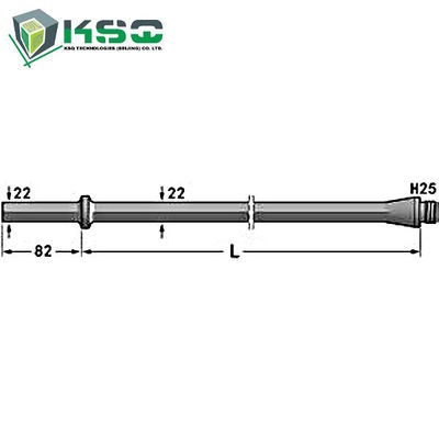 H25 여자 마법사 22 mm 교련 막대 정강이 108 mm
