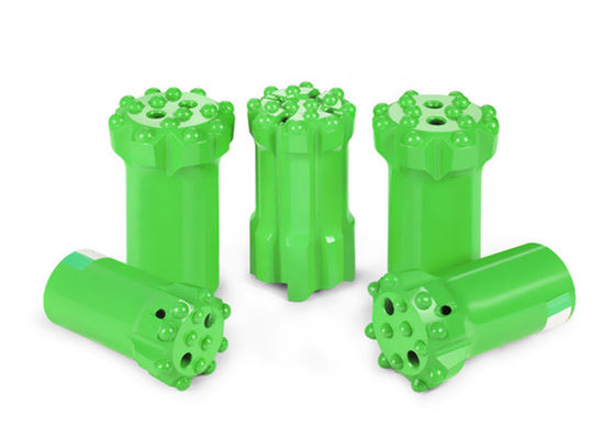 높은 탄소 강철 T45 드릴용 날은/76mm 단추 조금을 Longhole 훈련을 위해 실을 꿰었습니다