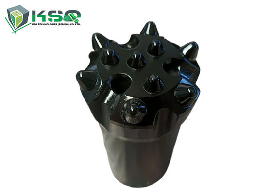 버튼 드릴 비트를 꿰뚫는 T45 76 밀리미터 편평면 10 탄도 장공