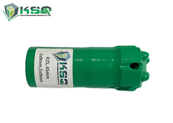 드릴 비트를 채굴하는 R25 Dia 45 밀리미터 짧은 치마 둥근 보고