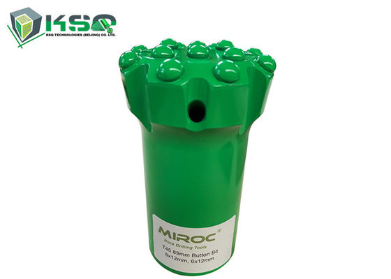 최고 해머 드릴을 위한 T45에 의하여 실을 꿰는 직경 89mm 단추 드릴용 날