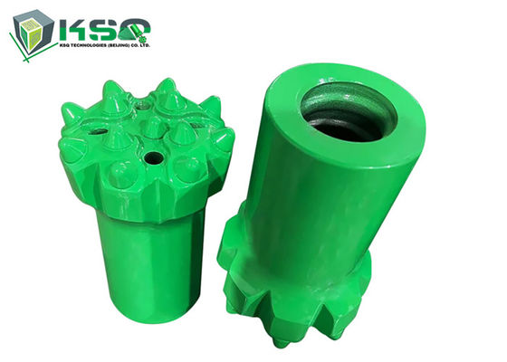 89 밀리미터 드롭 센터 원추형 T38 단추 드릴 비트 상부 망치 도구