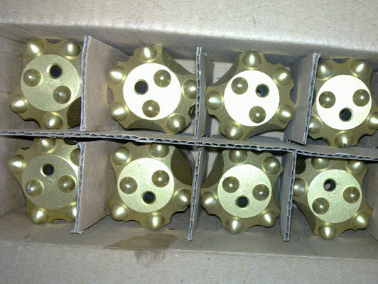 텅스텐 탄화물 채광 드릴링 공구, 34mm 테이퍼 단추 조금을 돌을 파내는 7°